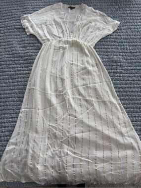 Lulus Goddess Vibes Ivory Dress
